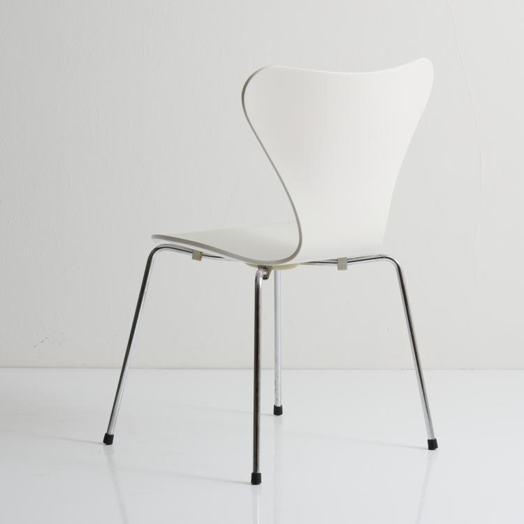 Bild 9 zu Objekt, Zehn St&uuml;hle '3107', 1955, Arne Jacobsen, Fritz Hansen, Aller&oslash;d, 167B 490