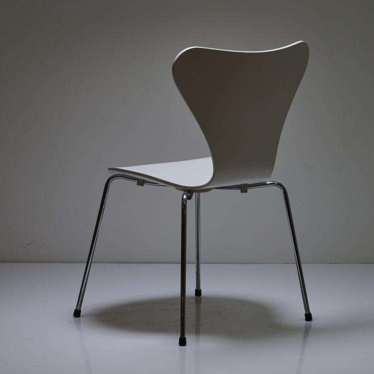 Bild 10 zu Objekt, Zehn St&uuml;hle '3107', 1955, Arne Jacobsen, Fritz Hansen, Aller&oslash;d, 167B 490