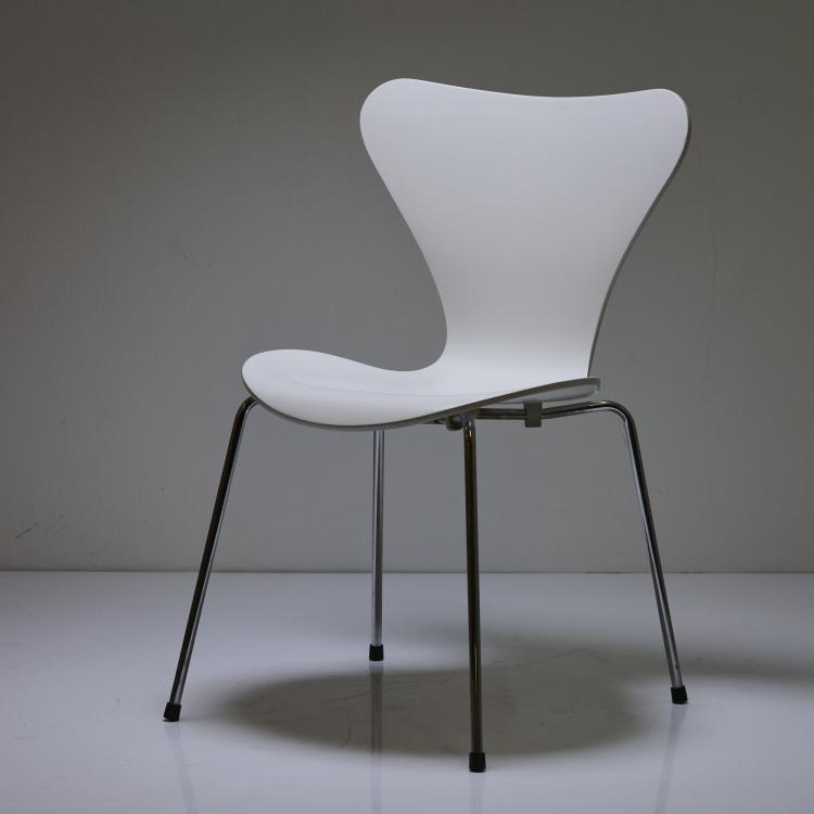 Bild 11 zu Objekt, Zehn St&uuml;hle '3107', 1955, Arne Jacobsen, Fritz Hansen, Aller&oslash;d, 167B 490