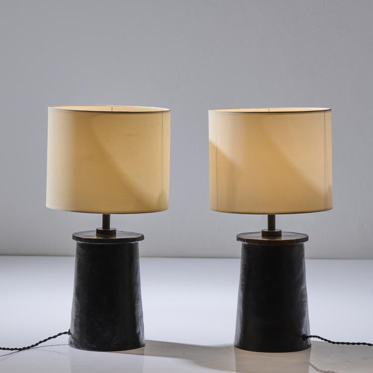 Bild 2 zu Objekt, Zwei Tischleuchten 'Omega', 2000, Eric Schmitt,Christian Liaigre, Schmitt, Eric, Paris, 167B 594