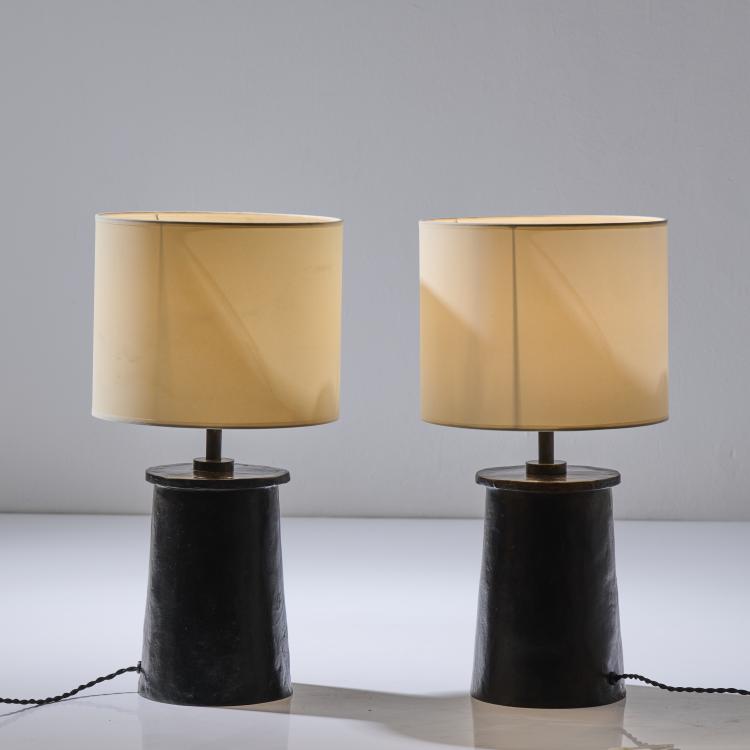 Bild 3 zu Objekt, Zwei Tischleuchten 'Omega', 2000, Eric Schmitt,Christian Liaigre, Schmitt, Eric, Paris, 167B 594