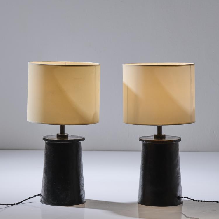 Bild 4 zu Objekt, Zwei Tischleuchten 'Omega', 2000, Eric Schmitt,Christian Liaigre, Schmitt, Eric, Paris, 167B 594