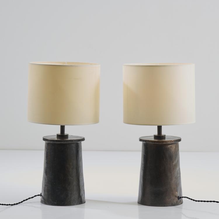 Bild 5 zu Objekt, Zwei Tischleuchten 'Omega', 2000, Eric Schmitt,Christian Liaigre, Schmitt, Eric, Paris, 167B 594