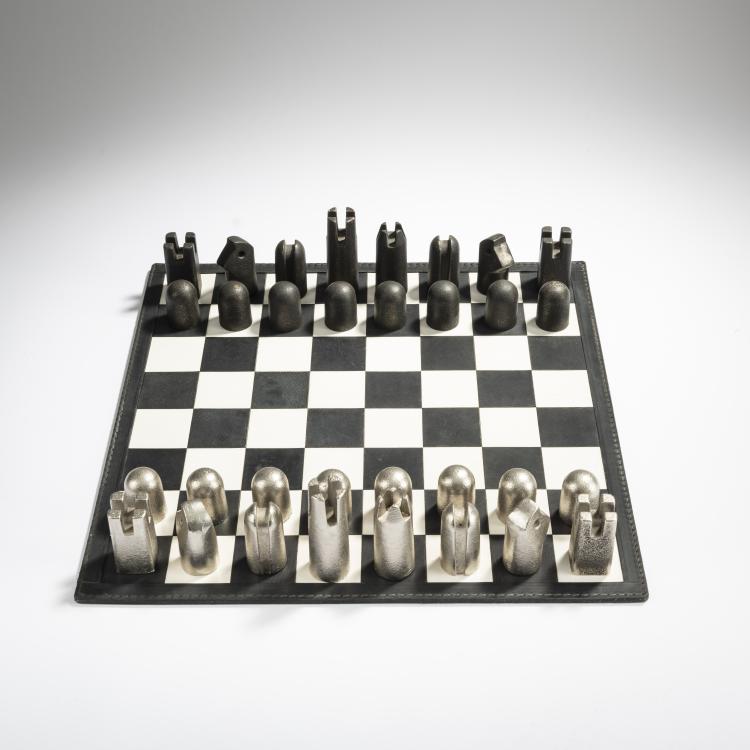 Hauptbild zu Objekt, '5606' chess game, 1950, Carl Aub&ouml;ck, Werkst&auml;tte, Carl Aub&ouml;ck, Wien, 167B 415