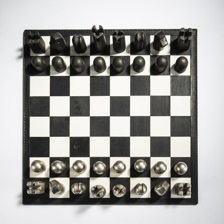 Bild 1 zu Objekt, '5606' chess game, 1950, Carl Aub&ouml;ck, Werkst&auml;tte, Carl Aub&ouml;ck, Wien, 167B 415