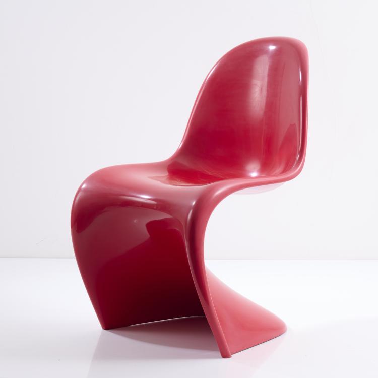 Hauptbild zu Objekt, Stuhl 'Panton', 1962/67, Verner Panton, Vitra Design, Weil am Rhein, 167B 543