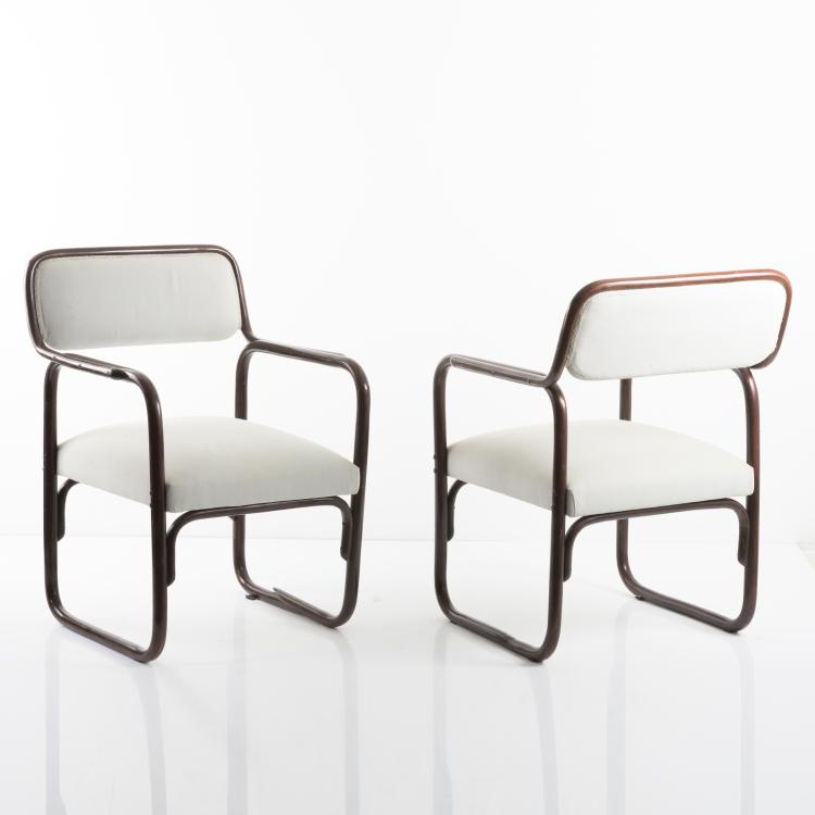 Bild 1 zu Objekt, Two 'A 60 F' armchairs, c. 1930, Thonet Mundus, 167B 343