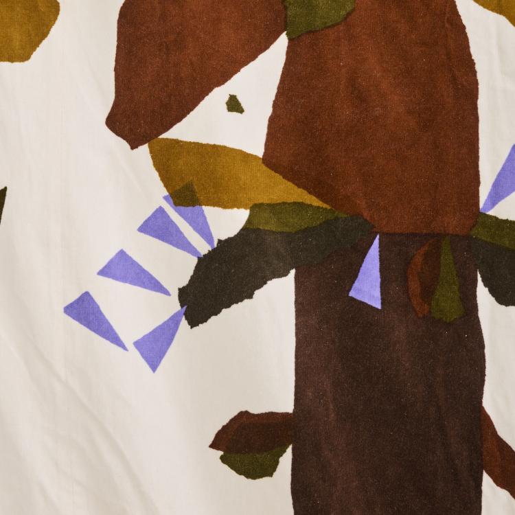 Bild 1 zu Objekt, Drei Gardinenbahnen 'Collage', 1967, Wolf Bauer, Knoll International, New York, 167B 453