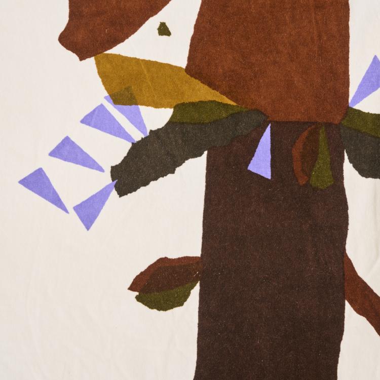 Bild 2 zu Objekt, Drei Gardinenbahnen 'Collage', 1967, Wolf Bauer, Knoll International, New York, 167B 453