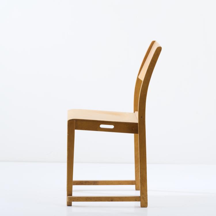 Bild 6 zu Objekt, Eight 'Orkesterstolen' stacking chairs, 1932, Sven Markelius, Svenska M&ouml;belfabrikerna, Bodafors., 167B 373