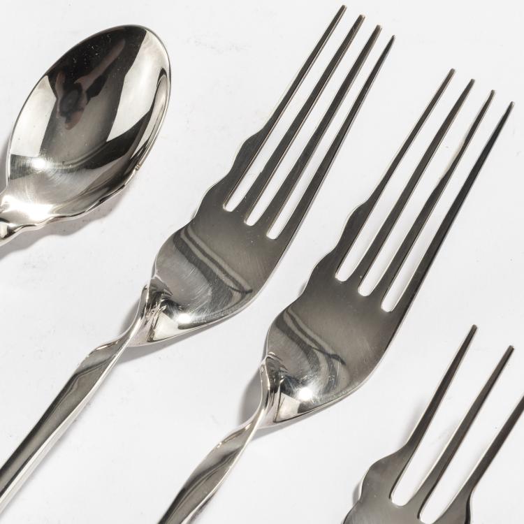 Bild 2 zu Objekt, Acht Teile aus dem Besteckset 'Alix', um 1989, Bořek &Scaron;&iacute;pek, Driade, Caorso, 169A 57