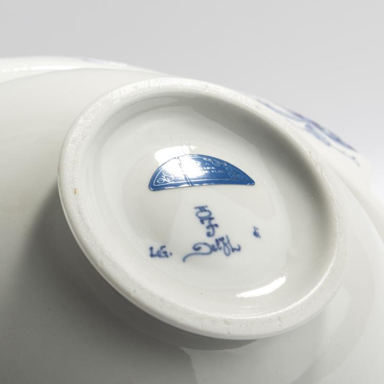 Bild 3 zu Objekt, Sch&uuml;ssel und Speiseteller 'Albertine', 1989, Bořek &Scaron;&iacute;pek, Driade, Caorso; Koninklijke Porceleyne Fles, Delft, 169A 59