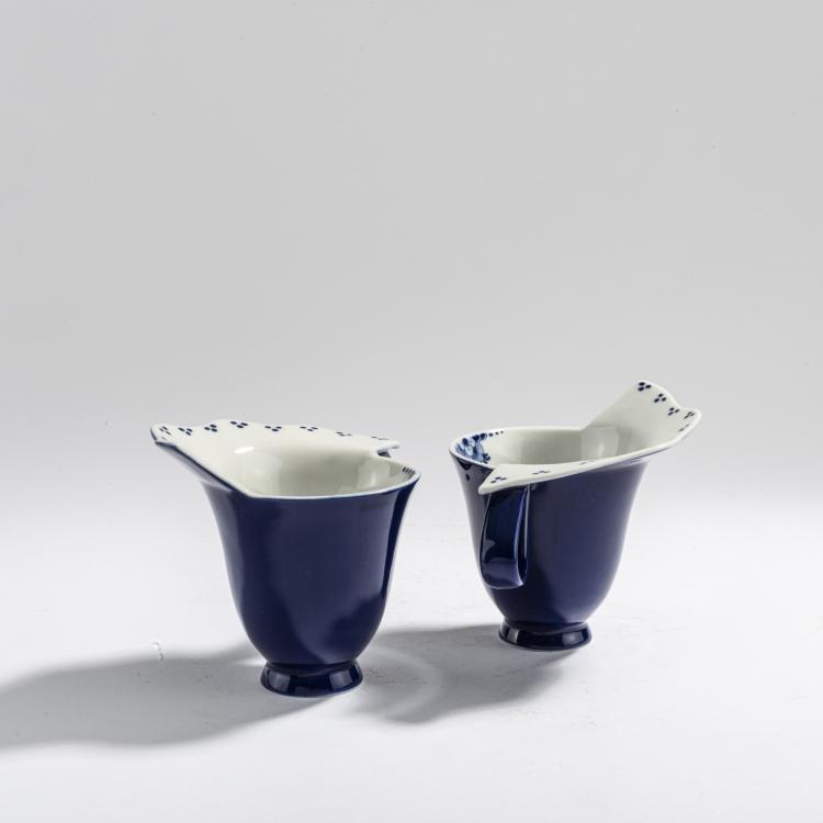 Bild 4 zu Objekt, Acht Teile aus dem Service 'Albertine', 1989, Bořek &Scaron;&iacute;pek, Driade, Caorso; Koninklijke Porceleyne Fles, Delft, 169A 49