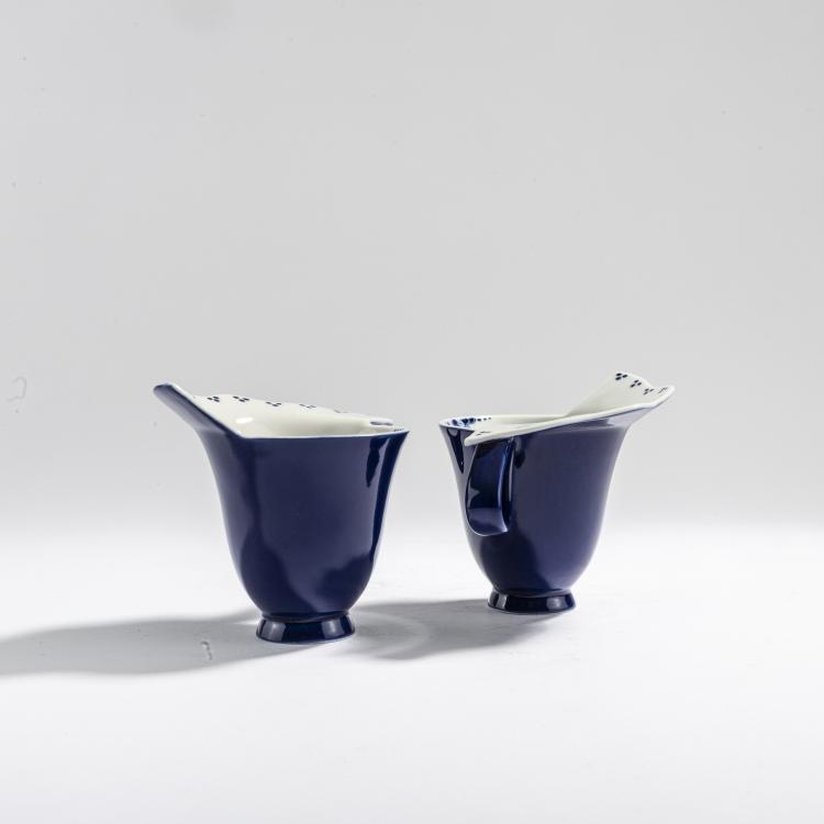 Bild 5 zu Objekt, Acht Teile aus dem Service 'Albertine', 1989, Bořek &Scaron;&iacute;pek, Driade, Caorso; Koninklijke Porceleyne Fles, Delft, 169A 49