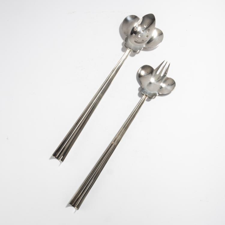 Bild 1 zu Objekt, Salatbesteck 'Aricia', 1991/92, Bořek &Scaron;&iacute;pek, Driade, Caorso, 169A 62