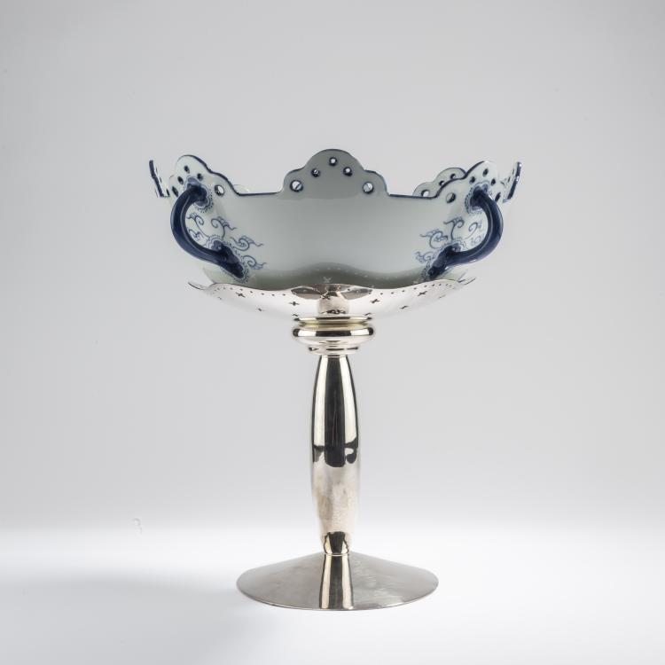 Bild 1 zu Objekt, 'Odette' fruit bowl, 1988/89, Bořek &Scaron;&iacute;pek, Driade, Caorso; Koninklijke Porceleyne Fles, Delft, 169A 51