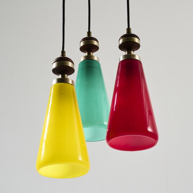 Bild 1 zu Objekt, Ceiling light, 1960s, Vetreria Vistosi, Murano (zugeschrieben/attr.), 167A 194