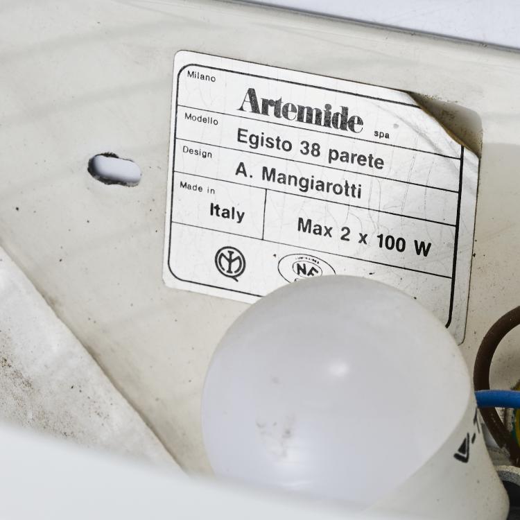 Bild 3 zu Objekt, Two 'Egisto 38 parete' wall lights, 1985, Angelo Mangiarotti, Artemide, Mailand, 167A 298