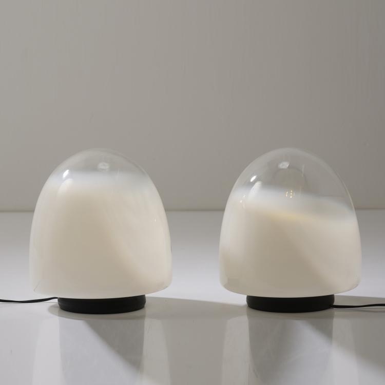 Bild 1 zu Objekt, Zwei Tischleuchten 'Ebe', um 1970, Giusto Toso, Leucos, Mailand, 167A 269