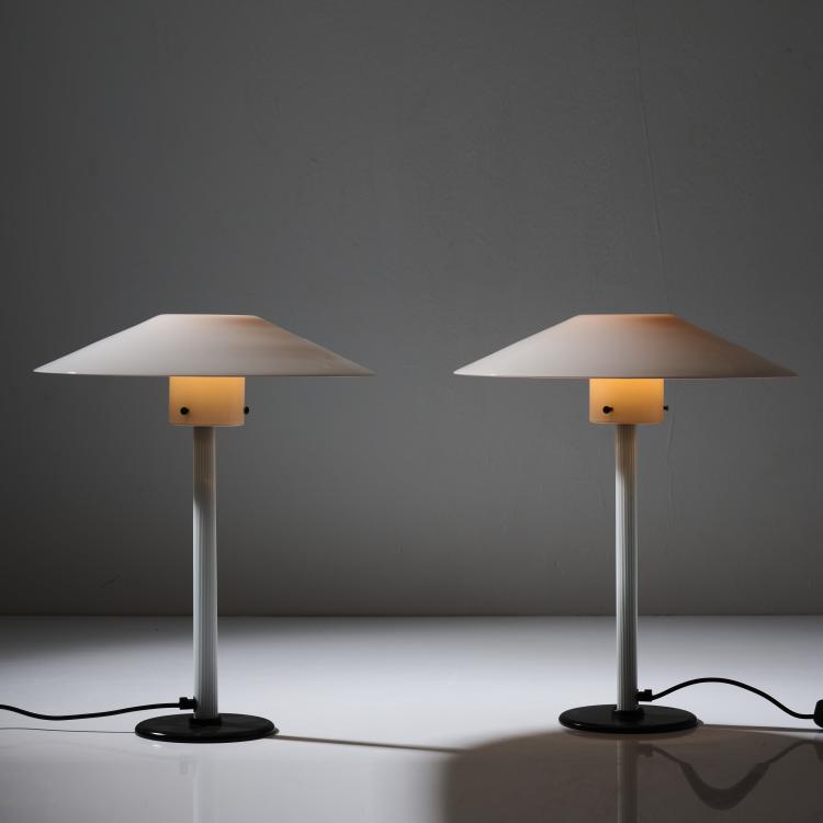 Bild 3 zu Objekt, Zwei Tischleuchten 'Chiara', 1984, Cini Boeri, Venini & C., Murano, 167A 295