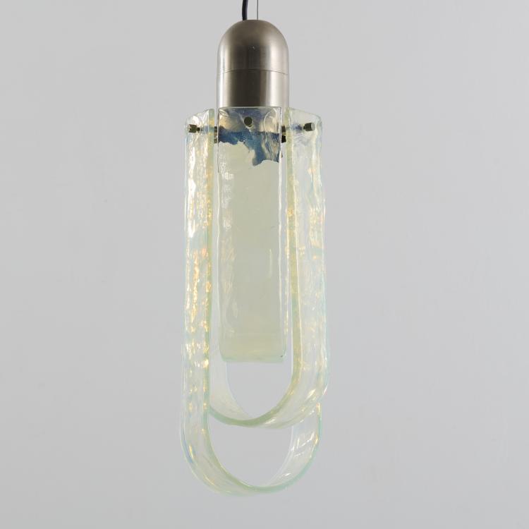 Bild 3 zu Objekt, Two ceiling lights, 1960s, Carlo Nason, Mazzega, A.V., Murano, 167A 206