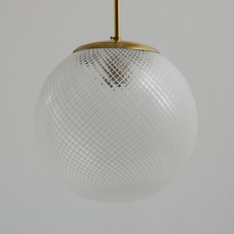 Bild 1 zu Objekt, 'Reticello' ceiling light, 1950s, Carlo Scarpa (attributed), Venini & C., Murano (zugeschrieben/attributed), 167A 24