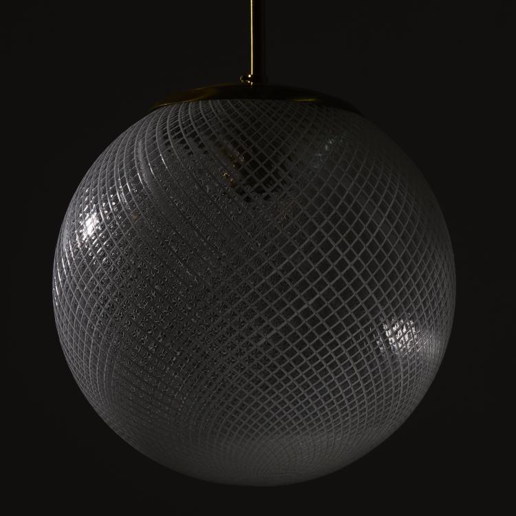 Bild 2 zu Objekt, 'Reticello' ceiling light, 1950s, Carlo Scarpa (attributed), Venini & C., Murano (zugeschrieben/attributed), 167A 24