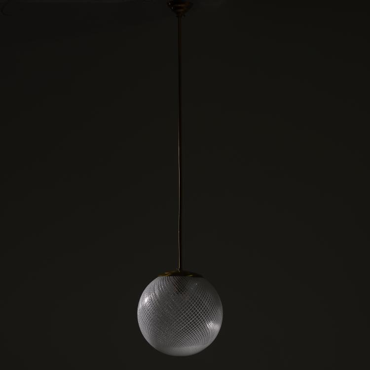 Bild 3 zu Objekt, 'Reticello' ceiling light, 1950s, Carlo Scarpa (attributed), Venini & C., Murano (zugeschrieben/attributed), 167A 24