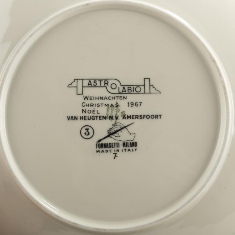 Bild 2 zu Objekt, Sechs Teller 'Astrolabio', 1965-70, Piero Fornasetti, Fornasetti, Mailand, 167A 125