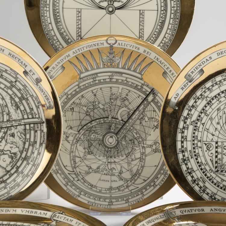 Bild 3 zu Objekt, Sechs Teller 'Astrolabio', 1965-70, Piero Fornasetti, Fornasetti, Mailand, 167A 125