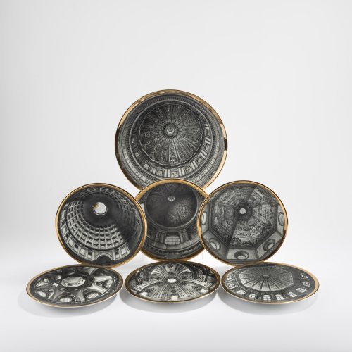 Seven 'Cupole d'Italia' plates, 1950s