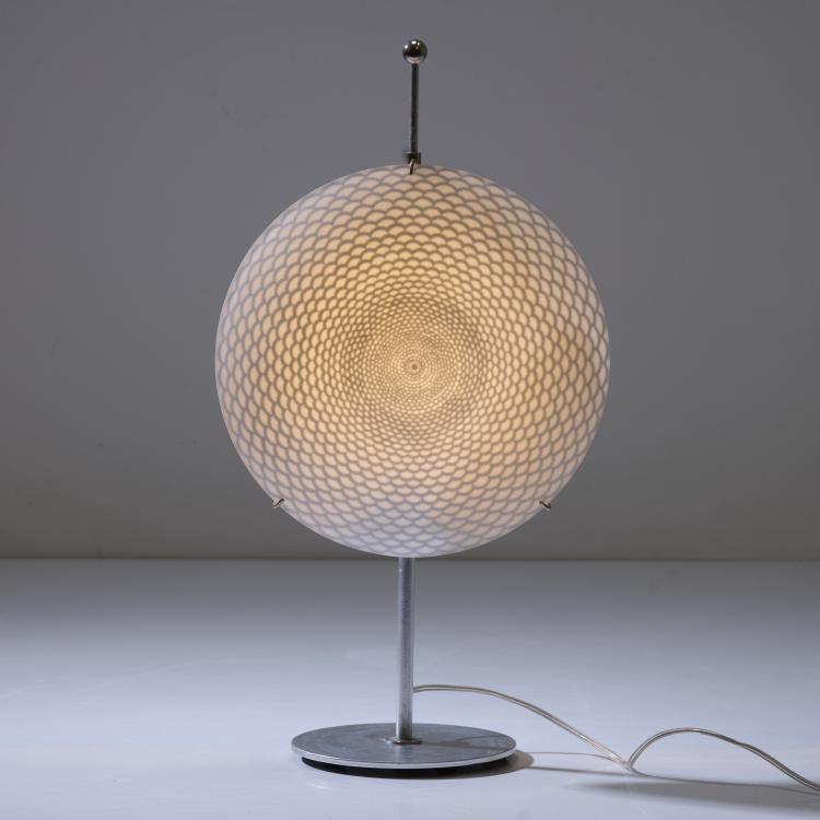 Hauptbild zu Objekt, Tischleuchte 'Ottica', 1990er, Barnaba Fornasetti, Antonangeli Illuminazione, Paderno Dugnano/Mailand, 167A 134