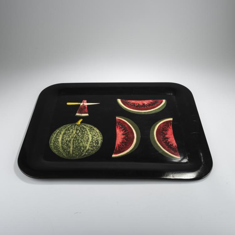 Bild 1 zu Objekt, Tablett 'Anguria', 1950er Jahre, Piero Fornasetti, Fornasetti, Mailand, 167A 127