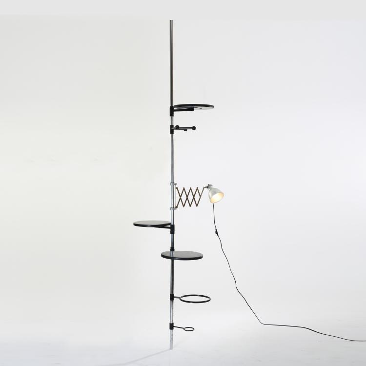 Hauptbild zu Objekt, Clamp wardrobe with lighting, 1980s, BBB Emmebonacina, Meda, 167A 310