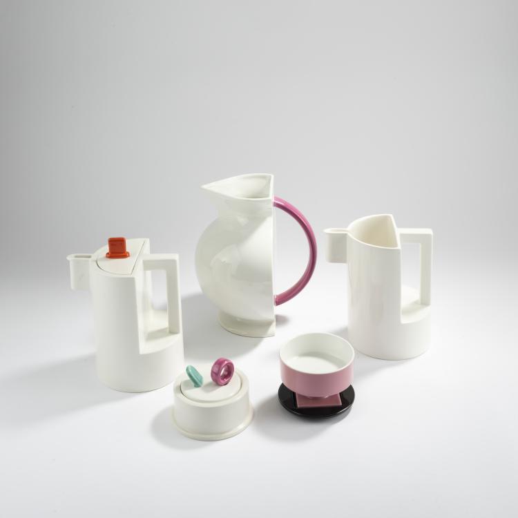 Bild 1 zu Objekt, Tableware set from the 'Hollywood Collection' series, c. 1990, Marco Zanini, Flavia, Montelupo Fiorentino; Bitossi, Montelupo Fiorentino, 167A 89