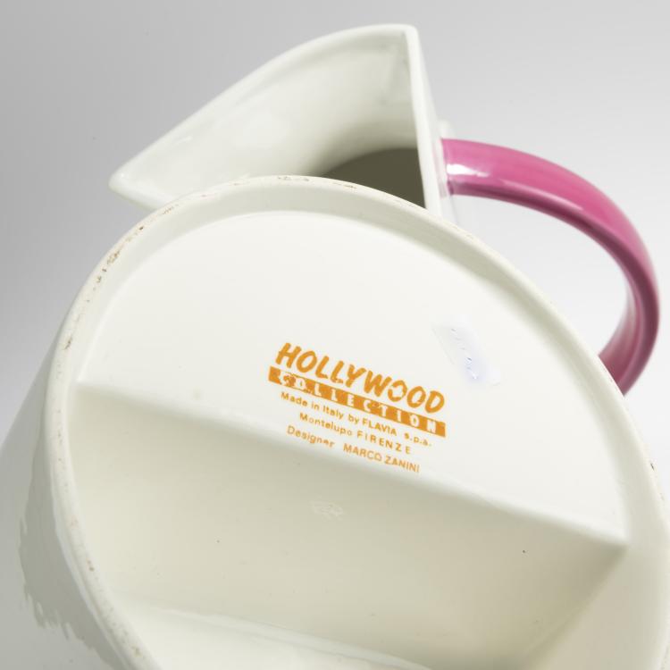 Bild 2 zu Objekt, Tableware set from the 'Hollywood Collection' series, c. 1990, Marco Zanini, Flavia, Montelupo Fiorentino; Bitossi, Montelupo Fiorentino, 167A 89