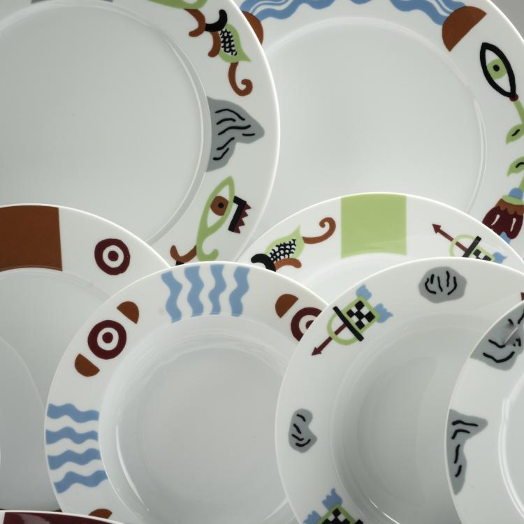 Bild 2 zu Objekt, 'Dinner for two' service, 1993, Nathalie Du Pasquier, Ritzenhoff, Marsberg, 167A 88