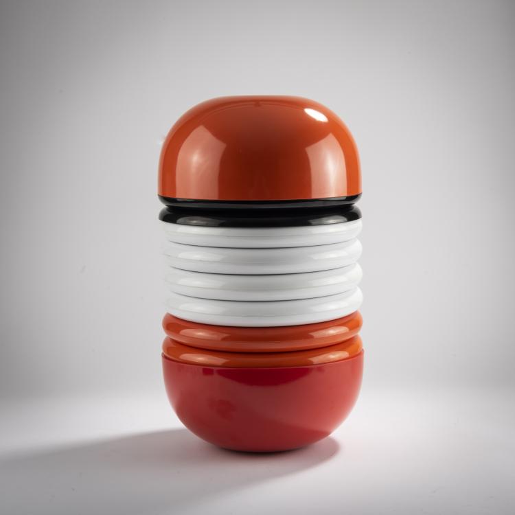 Bild 1 zu Objekt, Picknick-Geschirr 'La Bomba', 1972, Helen von Boch,Federigo Fabbrini, Villeroy & Boch, Mettlach, 167B 554