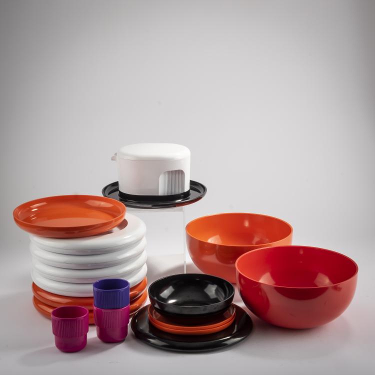 Bild 2 zu Objekt, Picknick-Geschirr 'La Bomba', 1972, Helen von Boch,Federigo Fabbrini, Villeroy & Boch, Mettlach, 167B 554