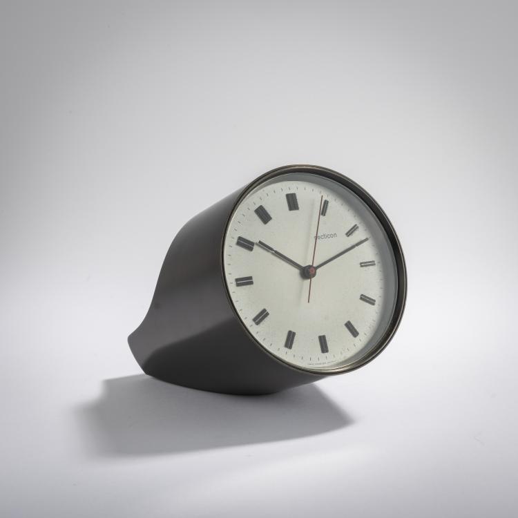 Hauptbild zu Objekt, 'T1' - 'Secticon' table watch, 1956, Angelo Mangiarotti, Portescap, Le Porte Echappement Universal La Chaux De Fonds S. A., 167A 106