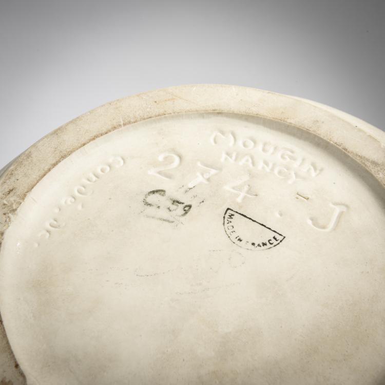 Bild 2 zu Objekt, Tall 'Palmtrees' vase, c. 1930, G&eacute;o(rges) Cond&eacute;, Mougin, Nancy, 168B 463