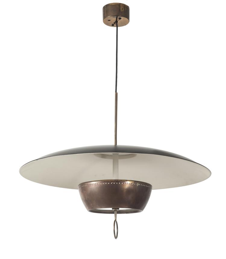 Hauptbild zu Objekt, '5011' ceiling light, c. 1953, Gaetano Scolari, Stilnovo, Mailand, 169C 579