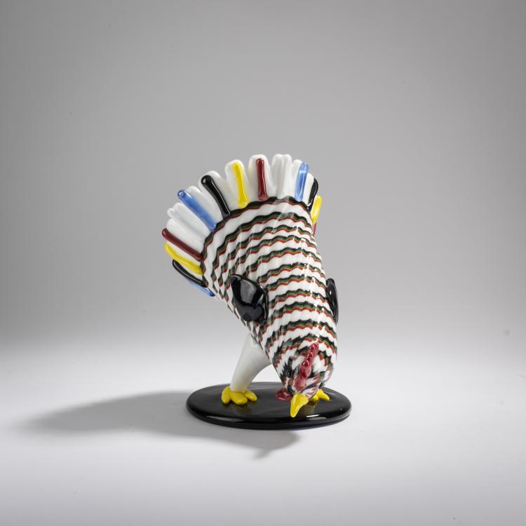 Bild 1 zu Objekt, Hahn 'Gallo', 1953, Fulvio Bianconi, Venini & C., Murano, 167C 673