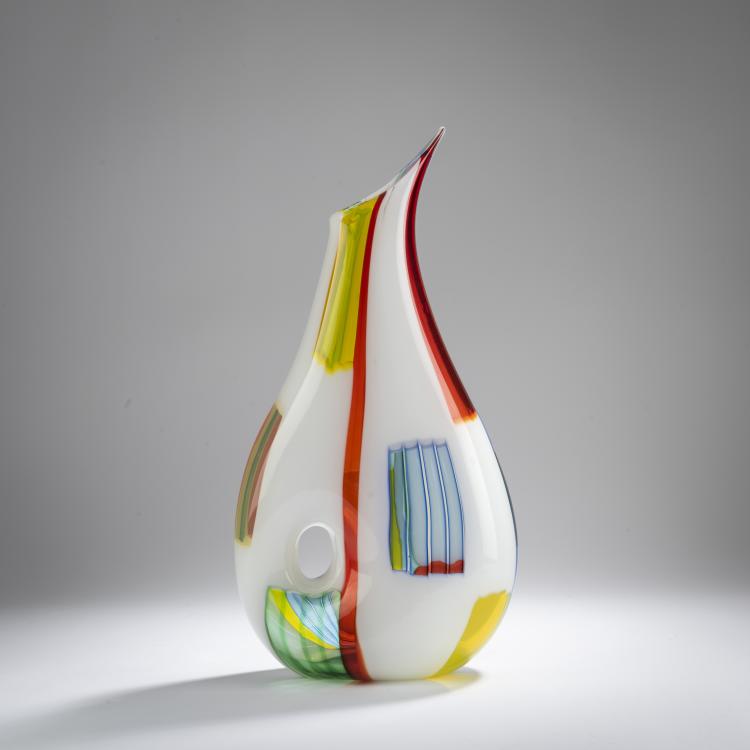 Bild 2 zu Objekt, 'Bandierine' vase, c. 1956, Anzolo Fuga, A.Ve.M., Murano, 167C 797