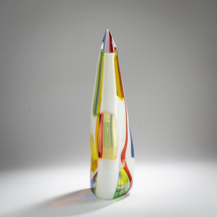 Bild 4 zu Objekt, 'Bandierine' vase, c. 1956, Anzolo Fuga, A.Ve.M., Murano, 167C 797