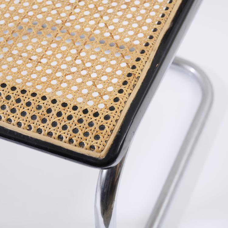 Bild 2 zu Objekt, Six 'B 64 - Cesca' chairs and one armchair, 1928, Marcel Breuer, Thonet, Frankenberg, 167B 346