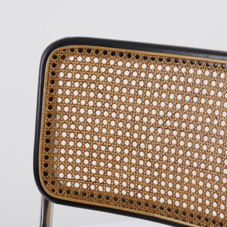 Bild 3 zu Objekt, Six 'B 64 - Cesca' chairs and one armchair, 1928, Marcel Breuer, Thonet, Frankenberg, 167B 346