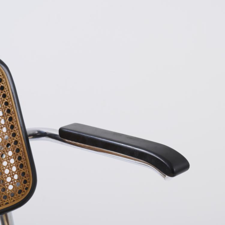 Bild 4 zu Objekt, Six 'B 64 - Cesca' chairs and one armchair, 1928, Marcel Breuer, Thonet, Frankenberg, 167B 346