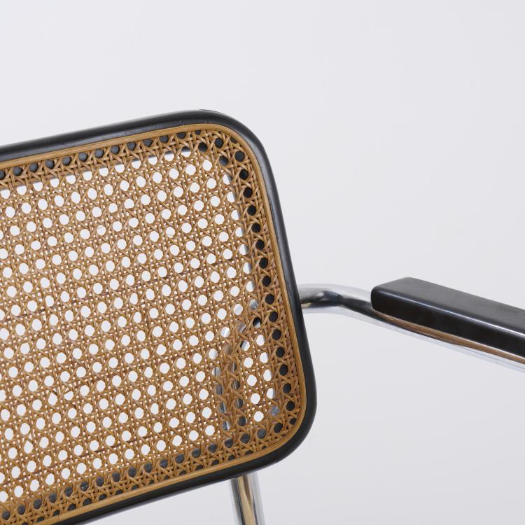 Bild 5 zu Objekt, Six 'B 64 - Cesca' chairs and one armchair, 1928, Marcel Breuer, Thonet, Frankenberg, 167B 346