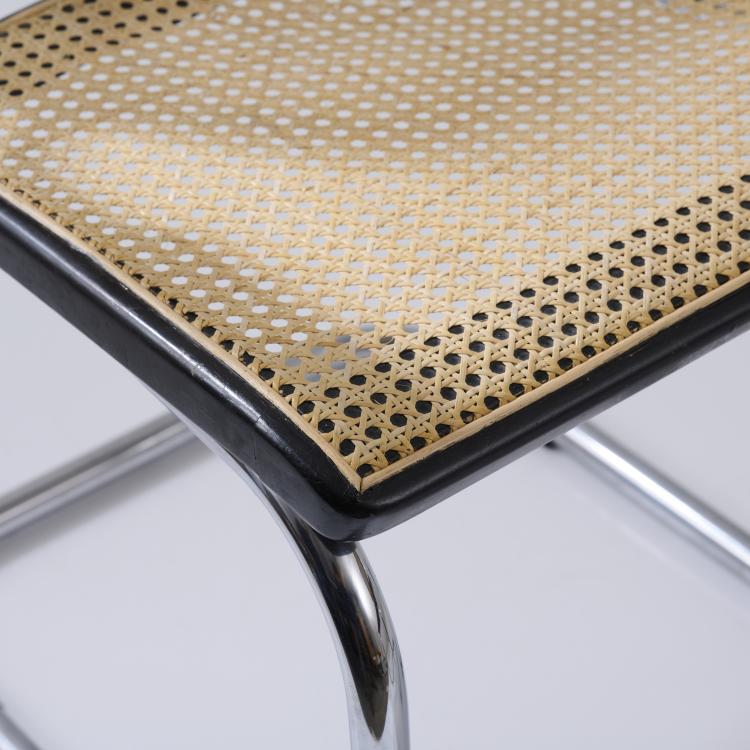 Bild 6 zu Objekt, Six 'B 64 - Cesca' chairs and one armchair, 1928, Marcel Breuer, Thonet, Frankenberg, 167B 346